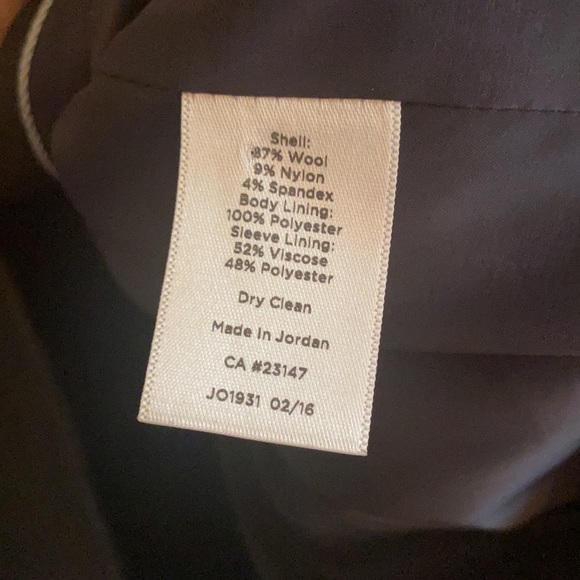 Talbots Heather Gray Suit Jacket - Picture 3 of 4